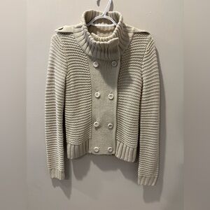 Rubbish Cream Cowl Neck Sweater